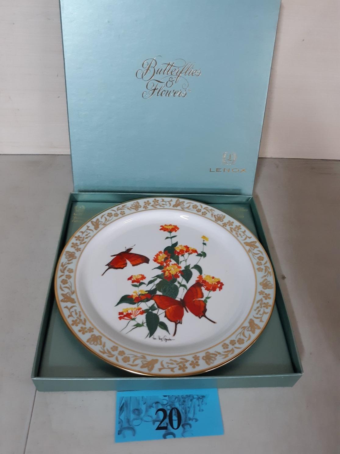 Lenox Butterflies & Flowers Plate