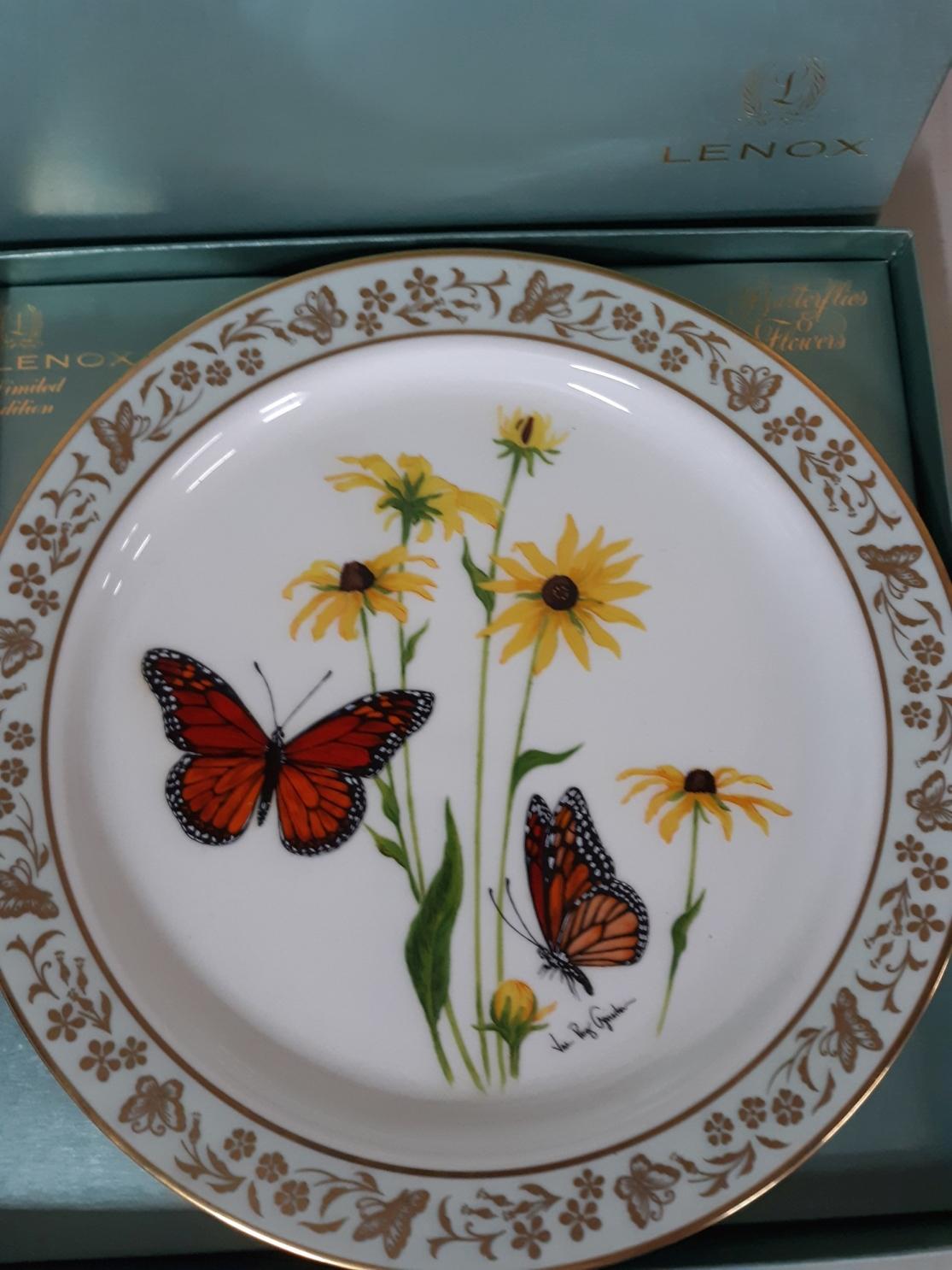 Lenox Butterflies & Flowers Plate