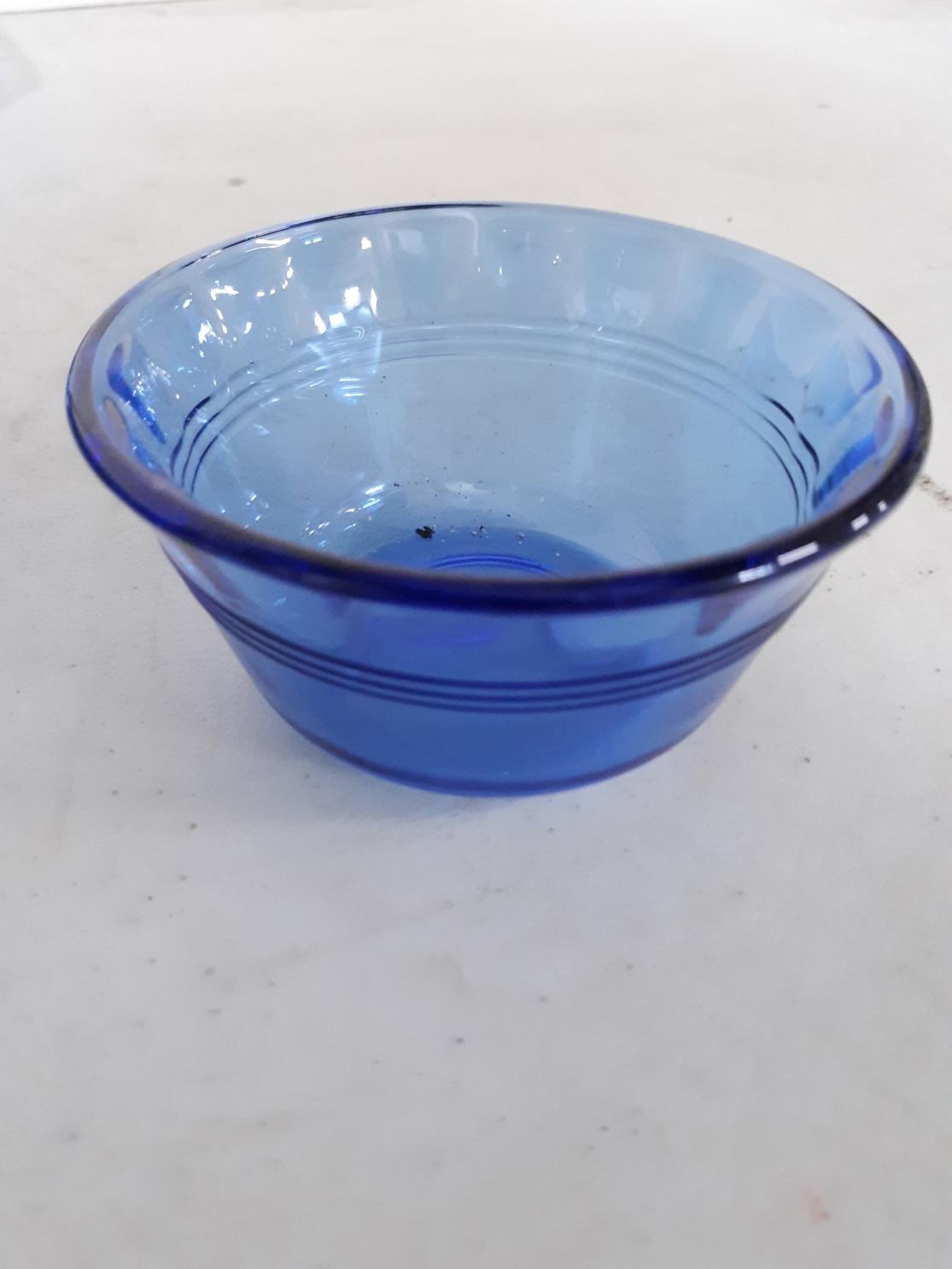 Blue Pyres Dishes, Qty 3