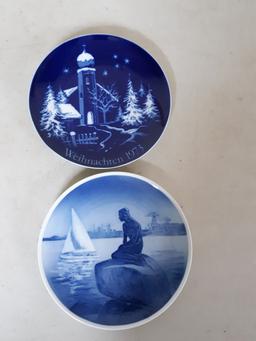 Bavarian and Royal Copenhagen Collector Plates