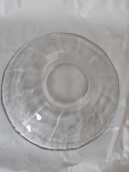 Vintage Small Etched Depression Glass Plates