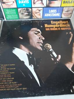 Albums Lot, Louis Armstrong, Englebert Humperdinck, etc.