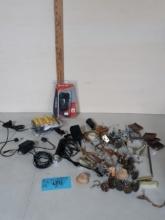 Misc. Lot, Knobs, Hinges, Charger, etc.