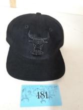 Chicago Bulls Solid Suede Snap Back Hat
