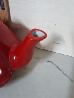 Vintage Halls Kitchenware Red Teapot