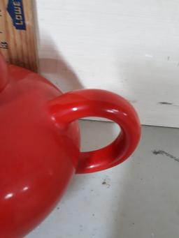 Vintage Halls Kitchenware Red Teapot