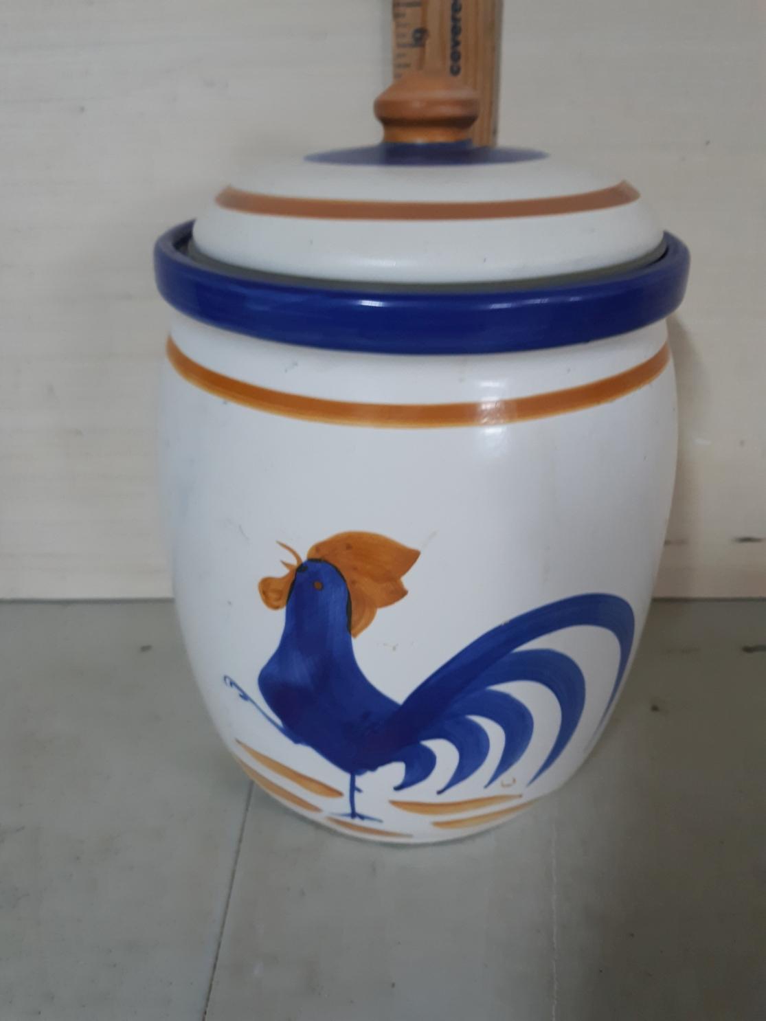 Chicken Cannisters w/lids