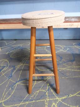 Stool with padded seat