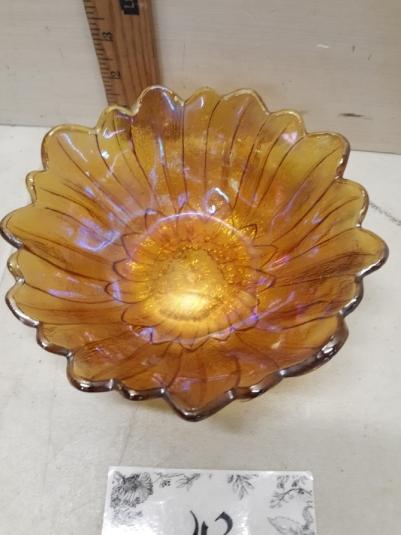 Carnival Glass Serving Dish