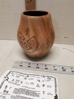 Etched Pottery