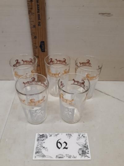 Vintage Amish Juice Glasses