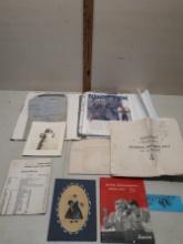 Vintage Paperwork Lot