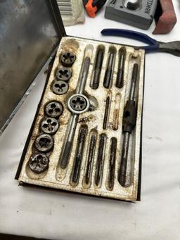 Box Lot/Misc Tools, Tap & Die Set, ETC