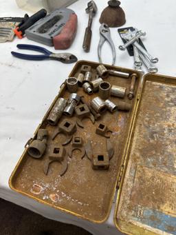 Box Lot/Misc Tools, Tap & Die Set, ETC