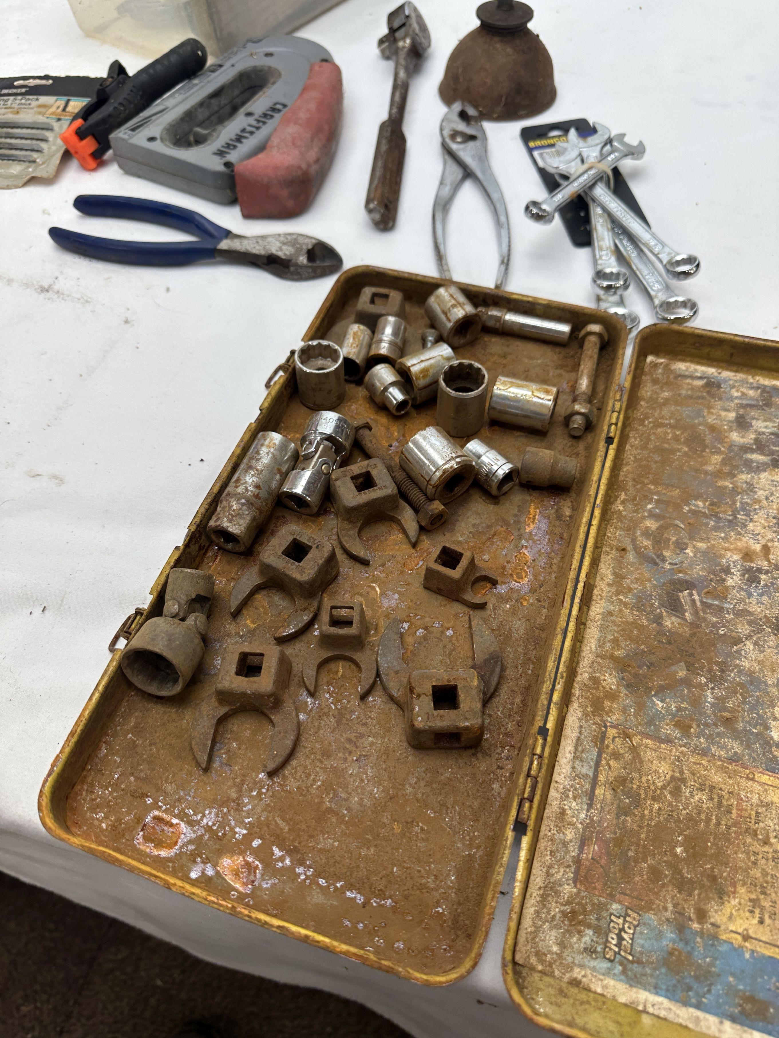 Box Lot/Misc Tools, Tap & Die Set, ETC
