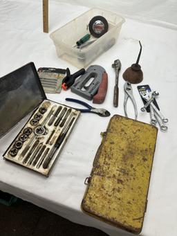 Box Lot/Misc Tools, Tap & Die Set, ETC