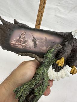 Large Bradford Exchange Wall Hanging Décor Eagle