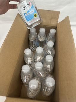 (12) 8oz GERM X Hand Sanitizer/Flip Lid