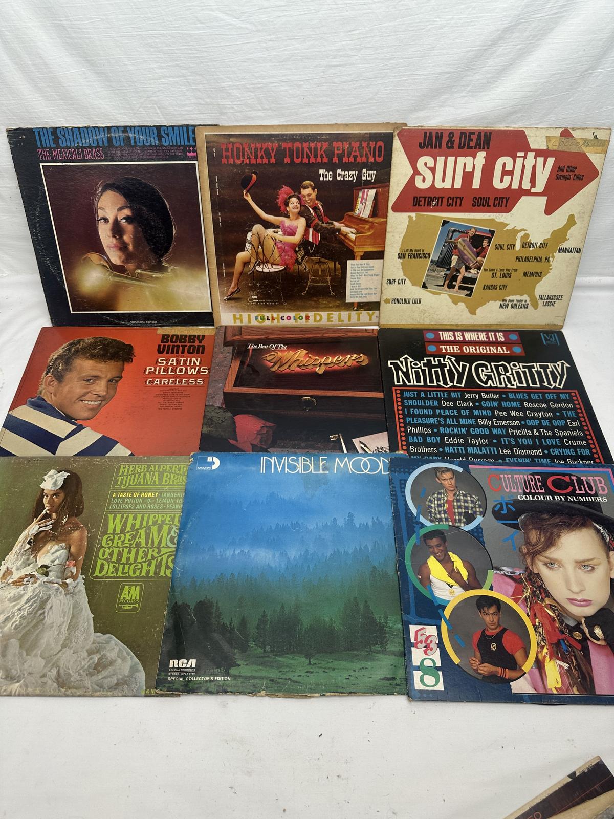 (9) Vintage Vinyl Records
