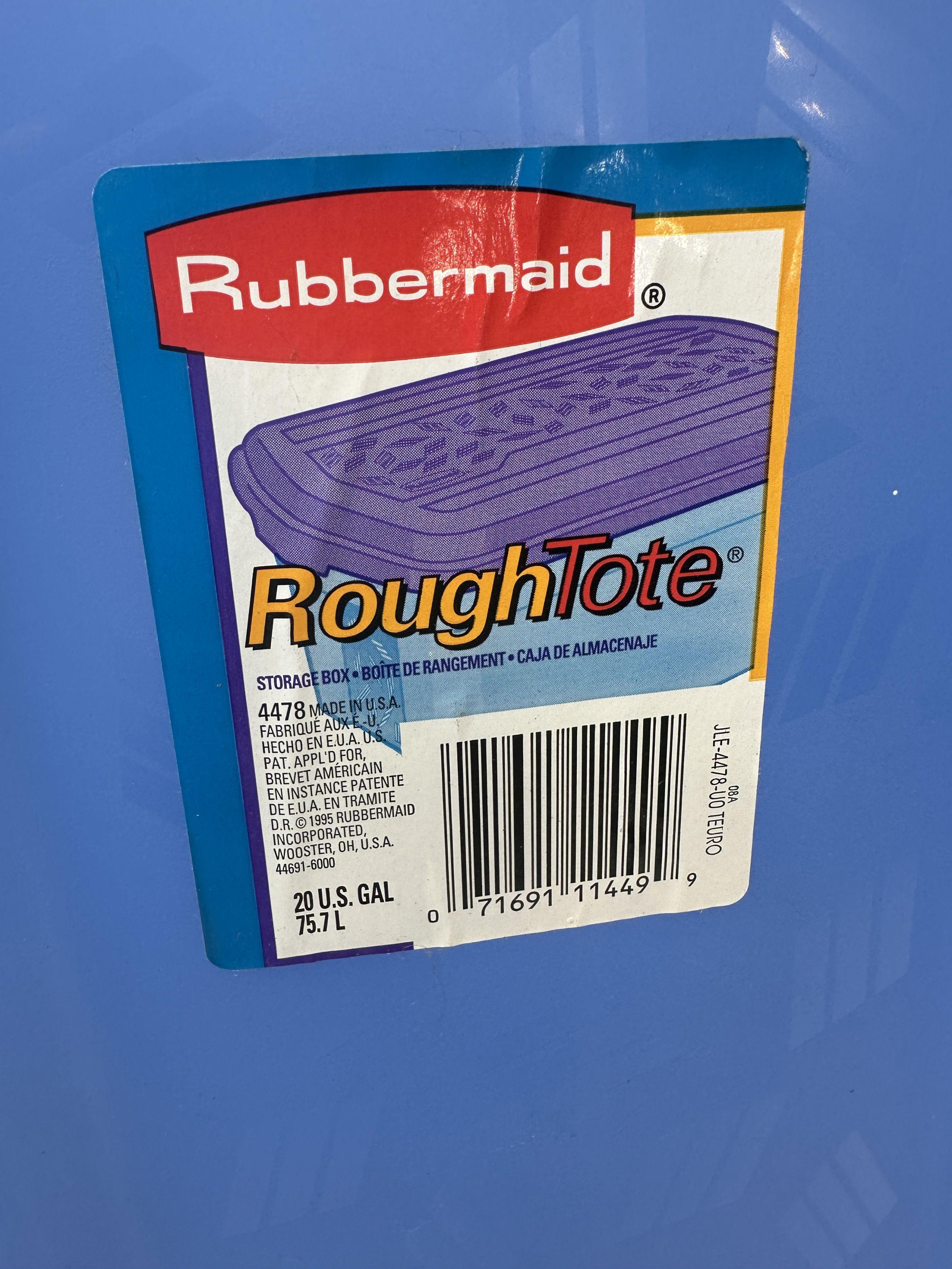 Rubbermaid Rough Tote 20 Gallon Lidded Tote (Local Pick Up Only)