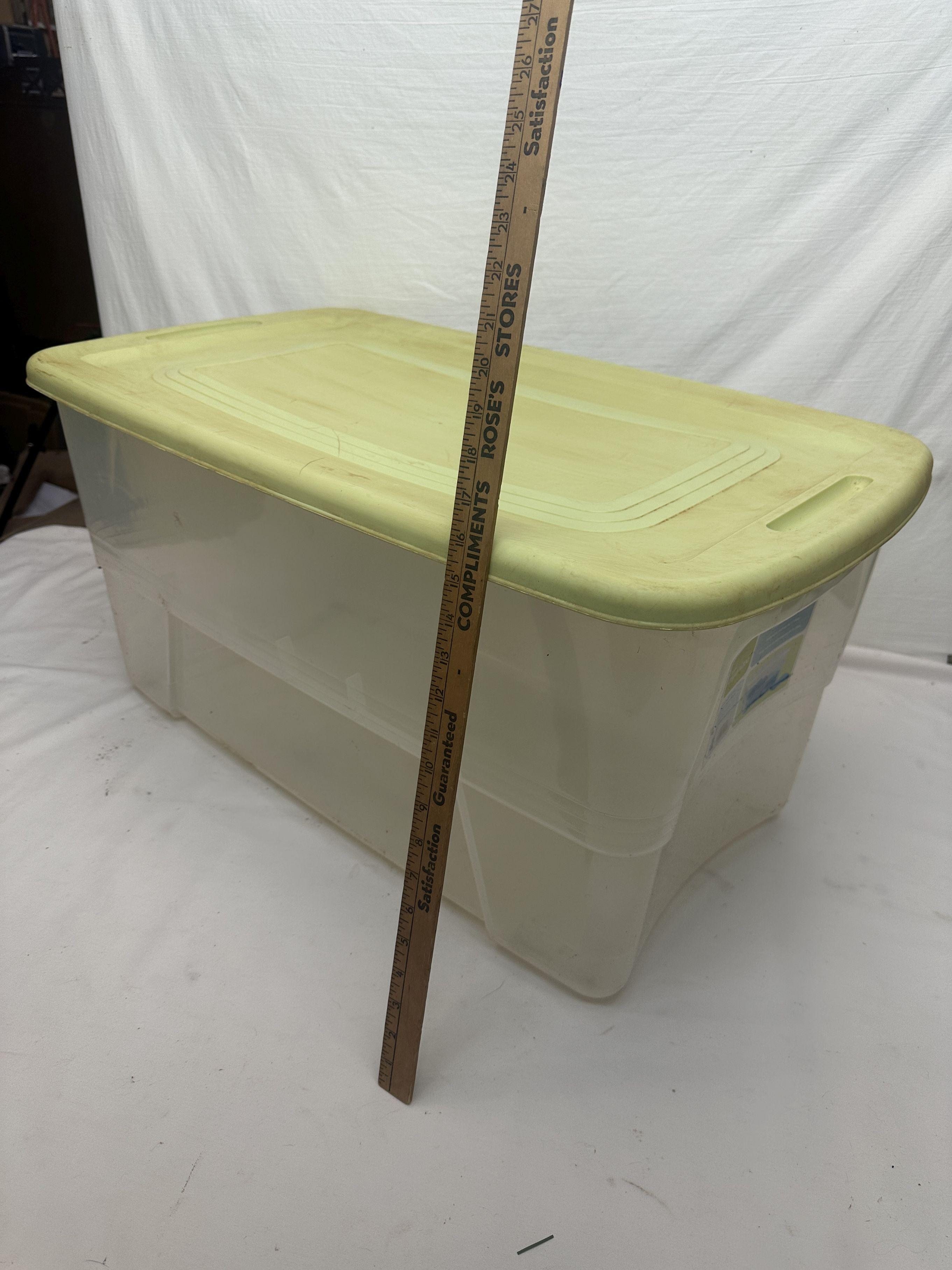 Real Organized 31 Gallon Lidded Tote (Local Pick Up Only)