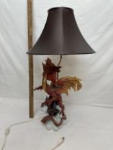 Large Dragon Themed Décor Table Lamp