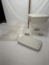 Box Lot/Shoebox Size Lidded Storage Totes