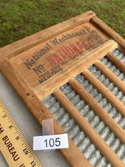 (2) Vintage Wash Boards