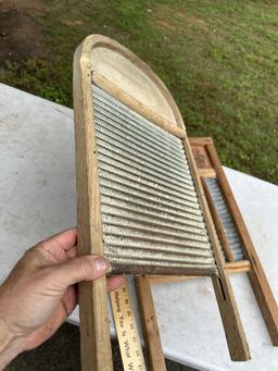 (2) Vintage Wash Boards