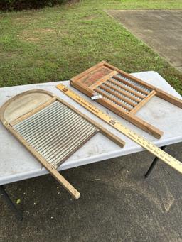 (2) Vintage Wash Boards