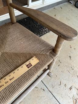Nice Wooden 2 Seater Rocking Chair (Local Pick Up Only)