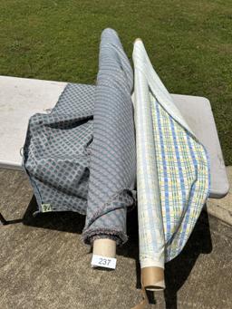 (2) Rolls of Cloth/Fabric (Local Pick Up Only)