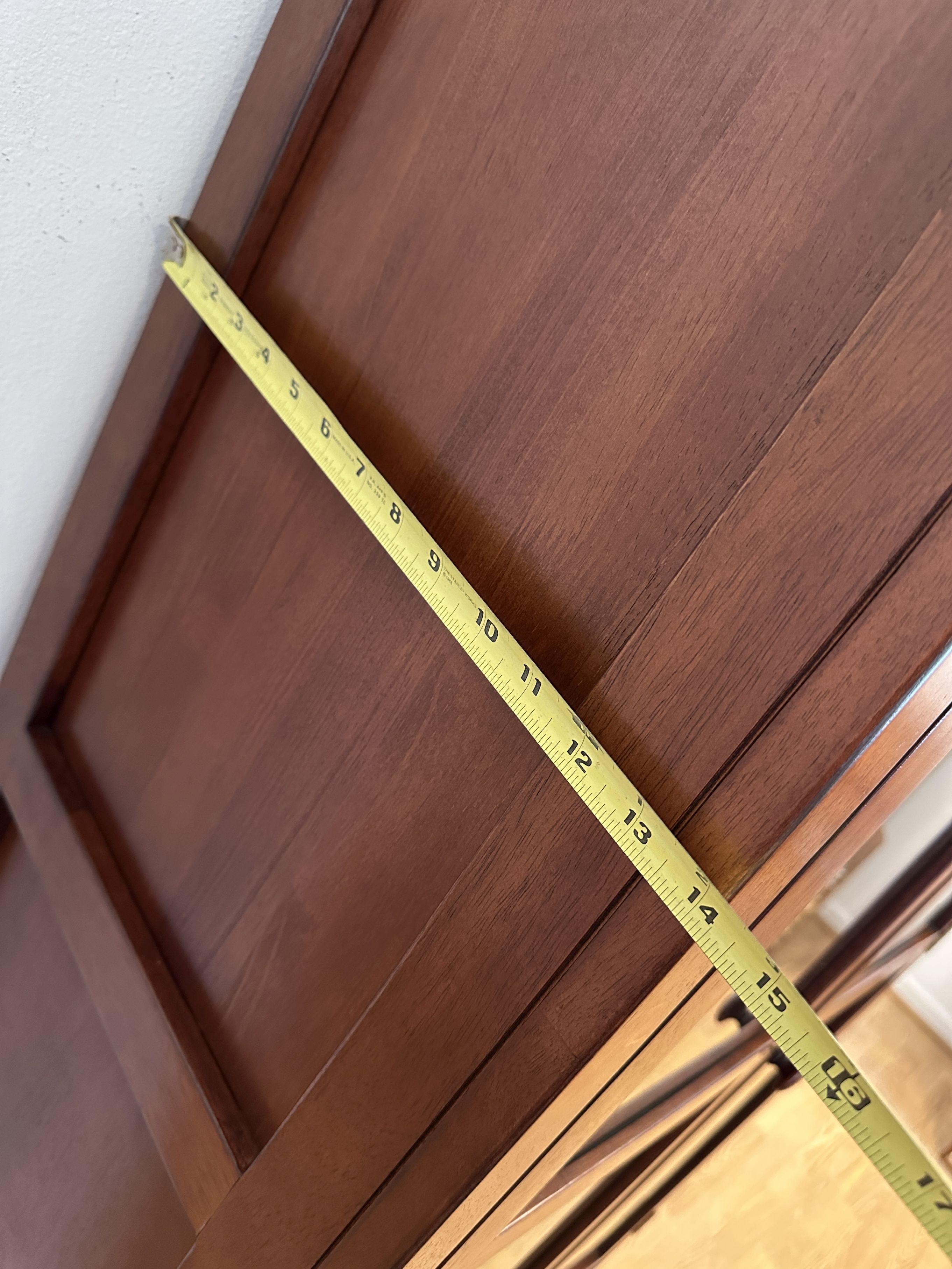 Nice Cherry Double Book Shelf with Glass Doors (Local Pick Up Only)