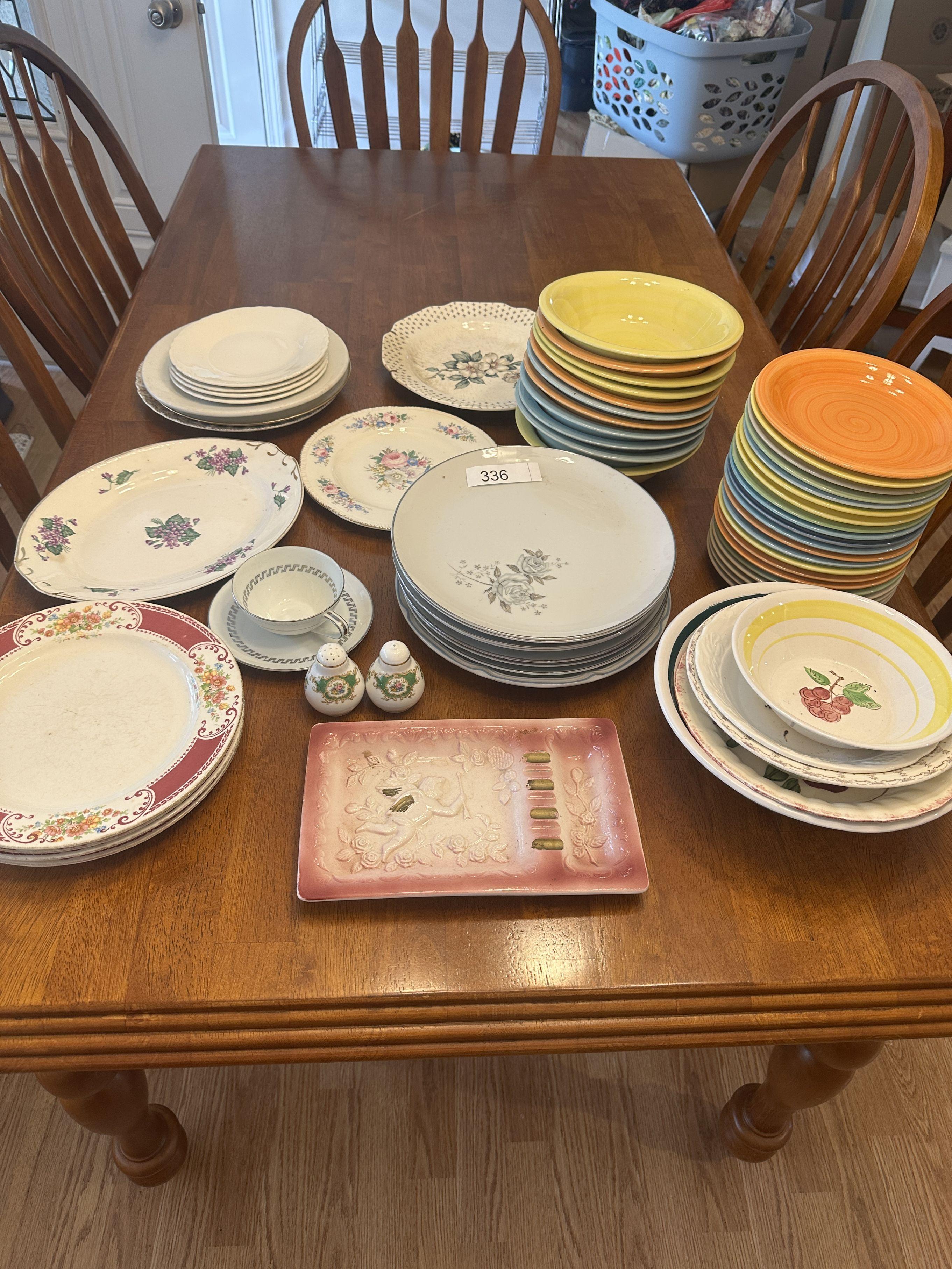 Box Lot/Misc Plates, ETC
