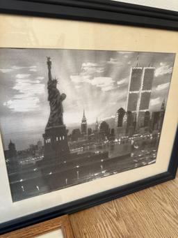 3 Pieces of Framed Art