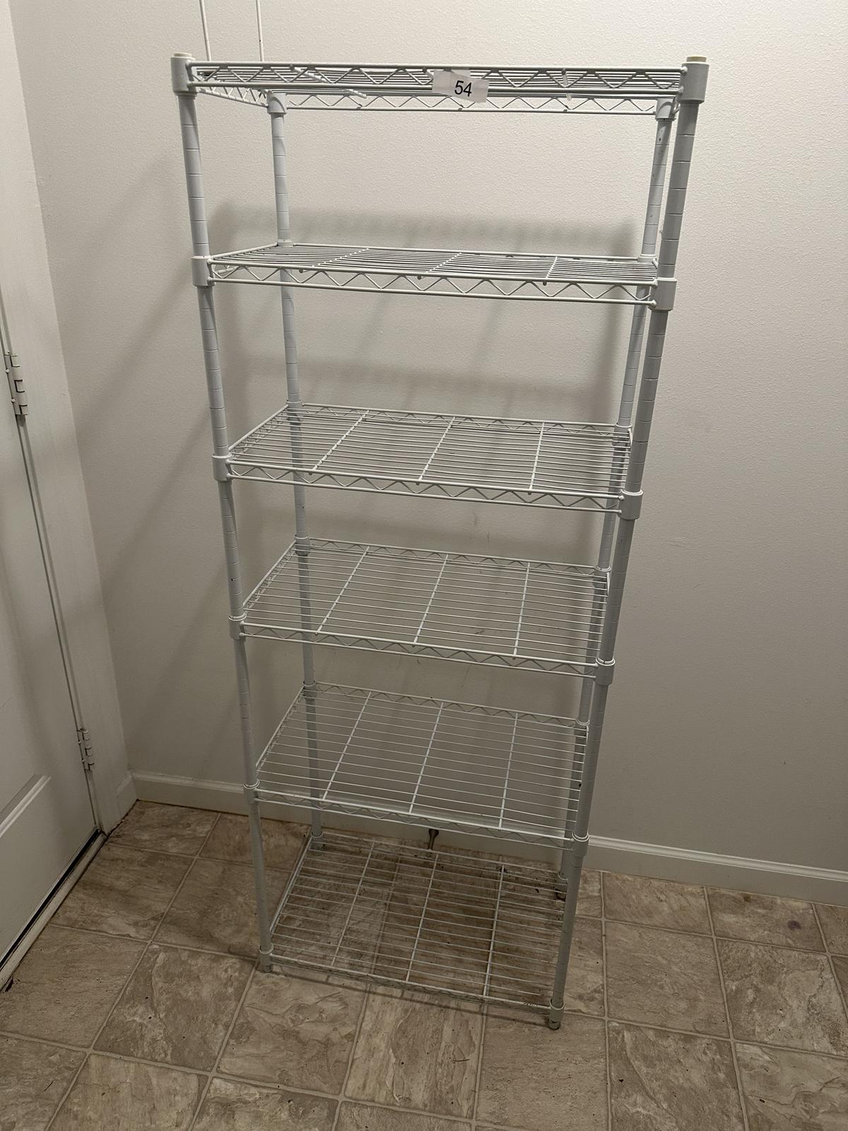 Nice 6 Shelf Metal Storage Rack (Local Pick Up Only)