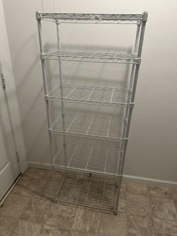 Nice 6 Shelf Metal Storage Rack (Local Pick Up Only)