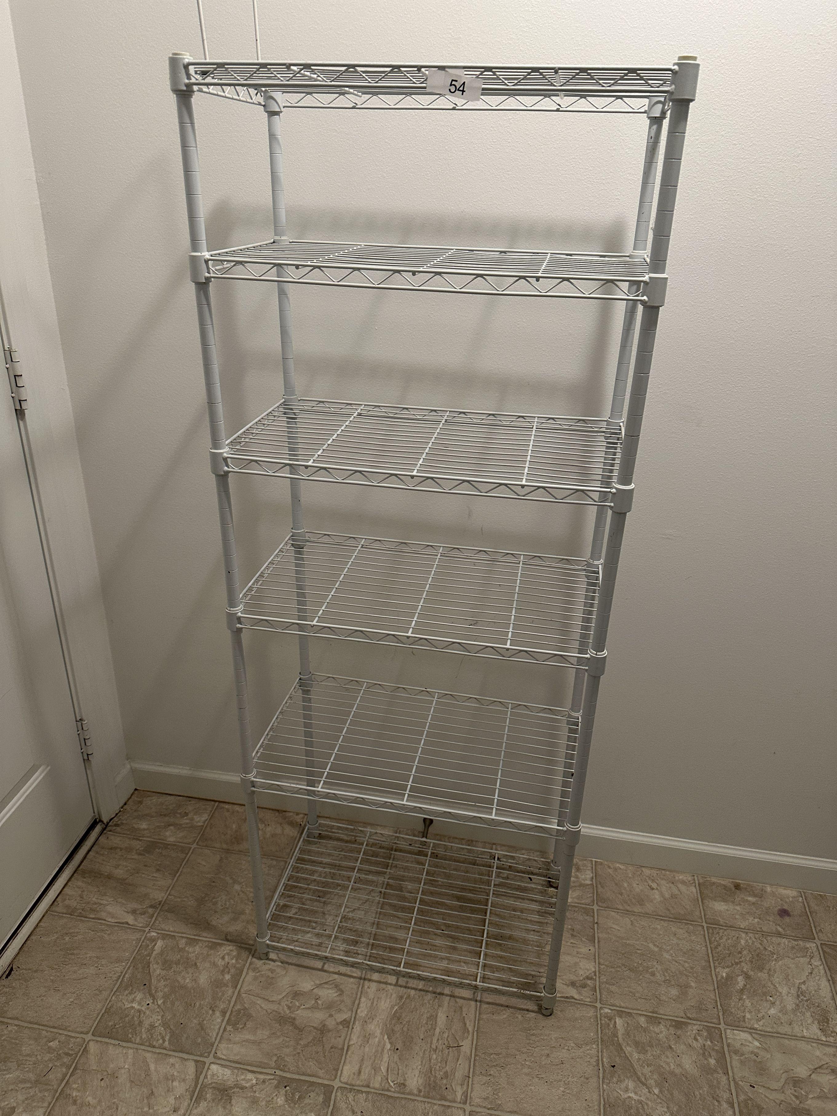 Nice 6 Shelf Metal Storage Rack (Local Pick Up Only)