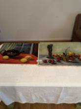 (2) Canvas Art Pieces
