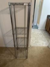 Tall 4 Shelf Metal Storage Rack (Local Pick Up Only)