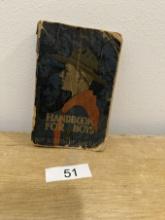 Vintage Boy Scouts Handbook for Boys