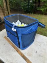Large Ice Chest Full of Misc Golf Balls