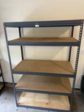Nice Approx 6 ft Tall, 4 ft Wide 5 Shelf Metal Storage Rack (Local Pick Up Only)