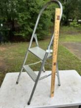 Metal 2 Step Stool/Ladder