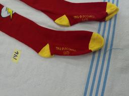 flash socks, new DC the Flash wing socks 9-12