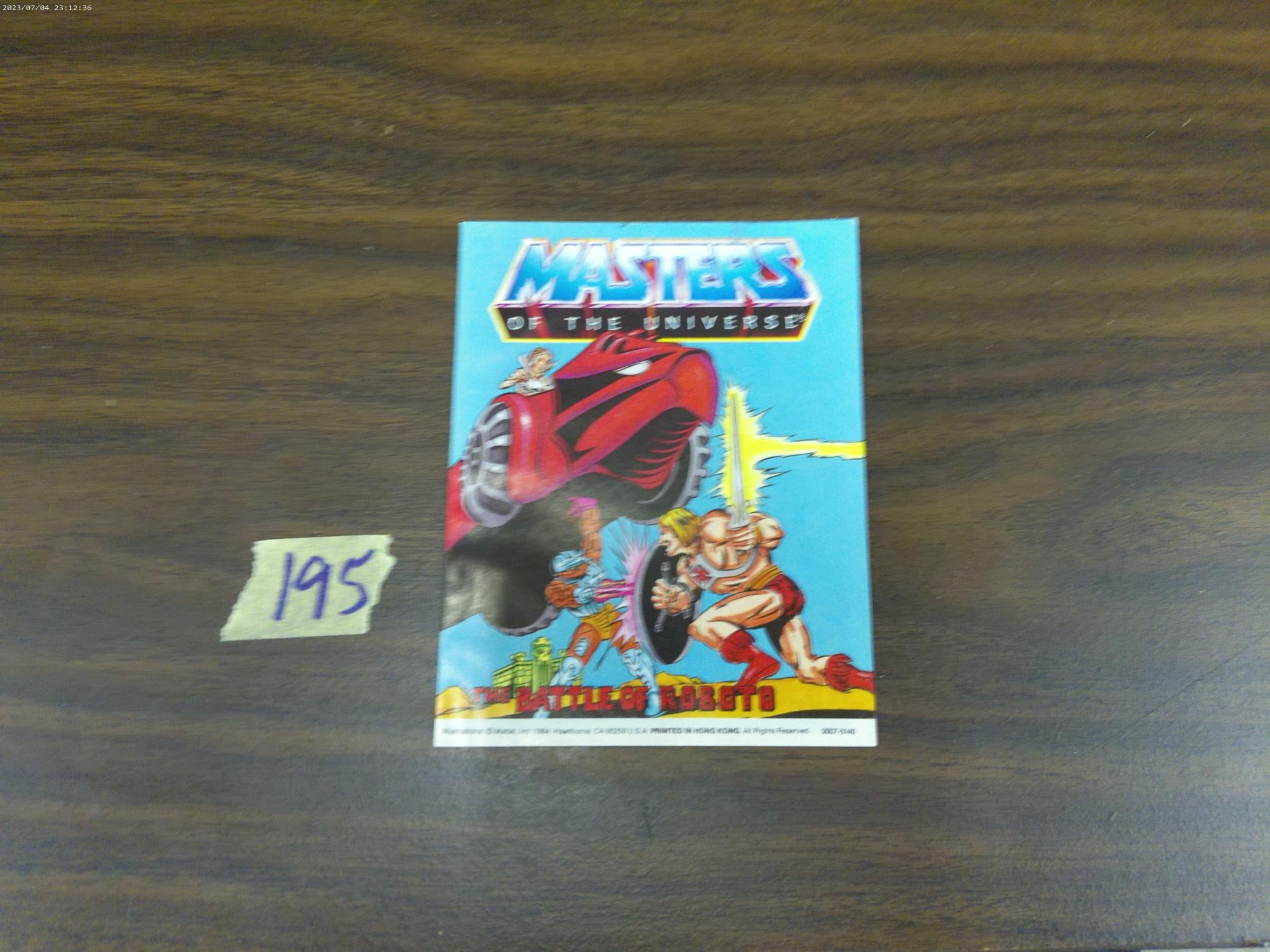 masters of the universe mini comic book, 1984 vintage but like new condition hard to find