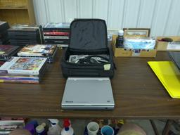 portable dvd player, very nice shape with carrying case and all plugs for house and car use also a s