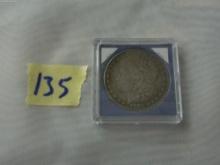 morgan dollar, 1881 P in hard case have not been porfessionally authenticated