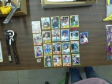 baseball cards, lot of 20 1980s cards