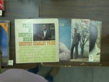 vintage records, lot of 4 by the famous male country singer charley pride